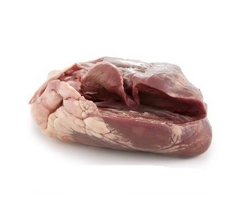 Rauwe Runderhart. 1000 gram.
